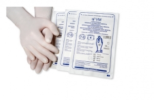 Перчатки хирургические латексные неоопудренные текстурированные Vogt Medical (премиум)