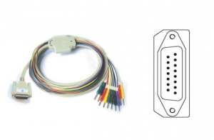 Кабели для электрокардиографов с отведениями, 10 проводов (0201003)