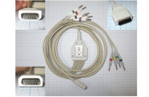 Кабель пациента для ЭКГ F6738R