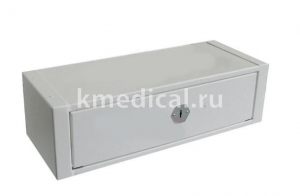 Шкаф металлический односекционный одностворчатый для размещения лекарственных средств ШМ-05-