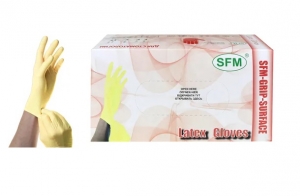Перчатки латексные стомат. нестерильные неопудренные SFM 50 пар