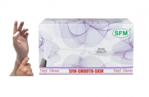 Перчатки виниловые нестерильные неопудренные SFM 50 пар