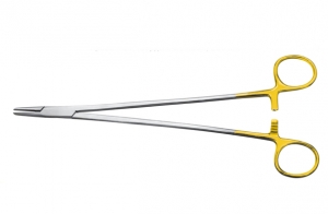 Иглодержатель общехирургический, армированный твердым сплавом, 250 мм (МТ-И-10-30)