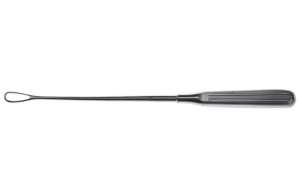 Кюретка для удаления остатков плодного яйца и плацентарной ткани тупая №6 (МТ-К-12)