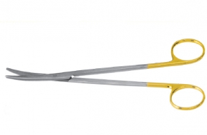 Ножницы препаровочные METZENBAUM изогнутые твердосплавные,180 мм (МТ-ВС-271)