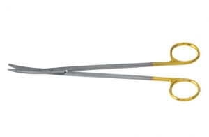 Ножницы препаровочные METZENBAUM изогнутые твердосплавные,200 мм (МТ-ВС-265)