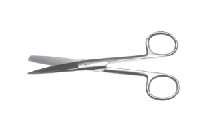 Ножницы с одним острым концом прямые, 140 мм (МТ-Н-33)