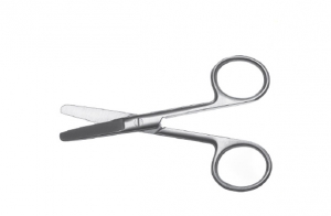 Ножницы тупоконечные прямые, 100 мм (МТ-Н-20)