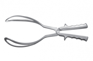 Щипцы акушерские изогнутые (по Симсу-Брауну) (МТ-9-47)