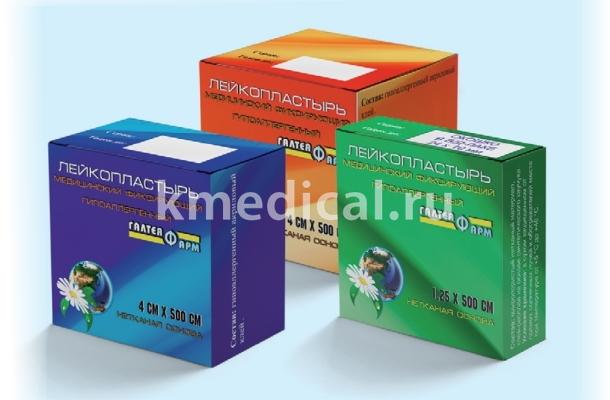 Лейкопластырь медицинский фиксирующий 4х500 на нетканой основе