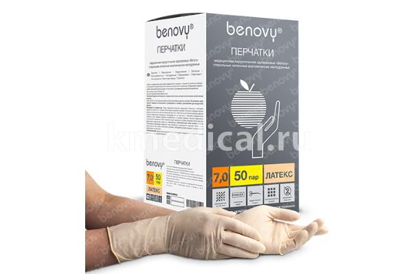 Перчатки латексные хирургические STERILE LATEX PF