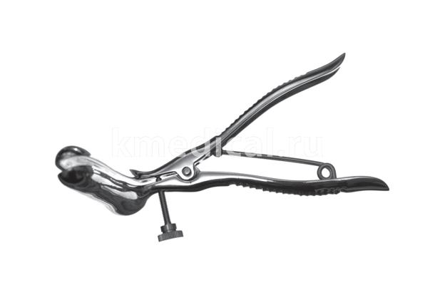 Зеркало ректальное двухстворчатое со сплошными губками (МТ-З-61)