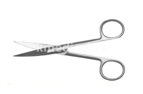 Ножницы с двумя острыми концами вертикально изогнутые, 140 мм (МТ-Н-3-2)