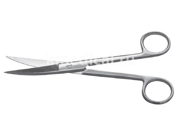 Ножницы с двумя острыми концами вертикально изогнутые, 170 мм (МТ-Н-6-3)