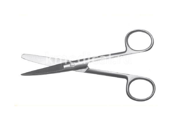 Ножницы с одним острым концом вертикально изогнутые, 140 мм (МТ-Н-3-1)