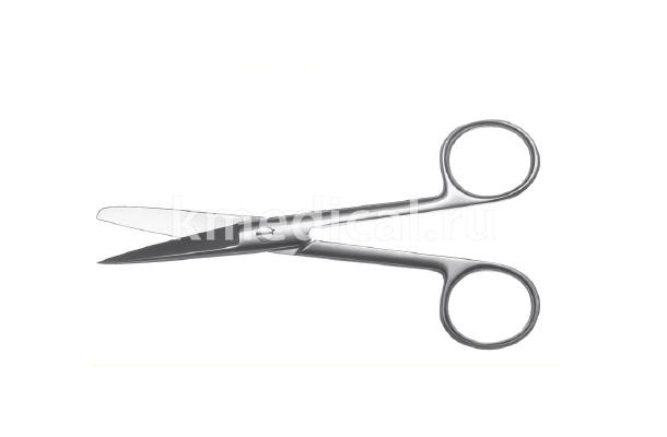 Ножницы с одним острым концом прямые детские, 125 мм (МТ-Н-63)