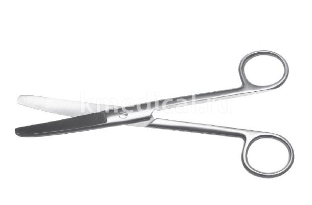 Ножницы тупоконечные вертикально изогнутые, 170 мм (МТ-Н-4)